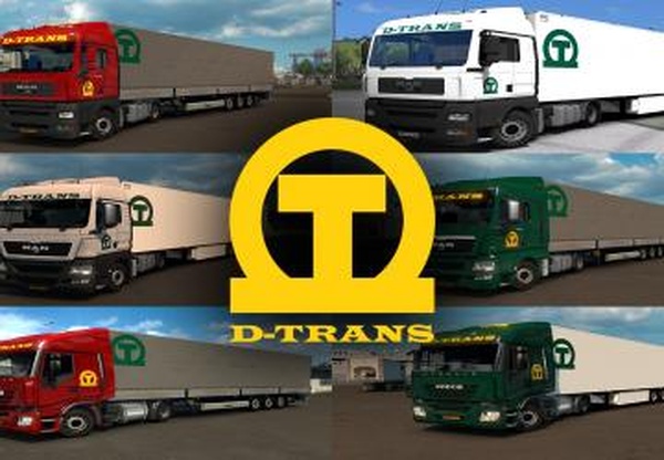 Скин-пак D-Transверсия 1.0 для Euro Truck Simulator 2 (v1.31.x)
