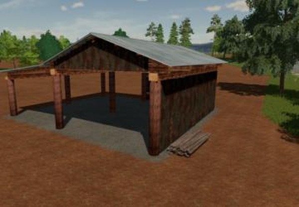 Small Wooden Shelterверсия 1.0.0.0 для Farming Simulator 2022