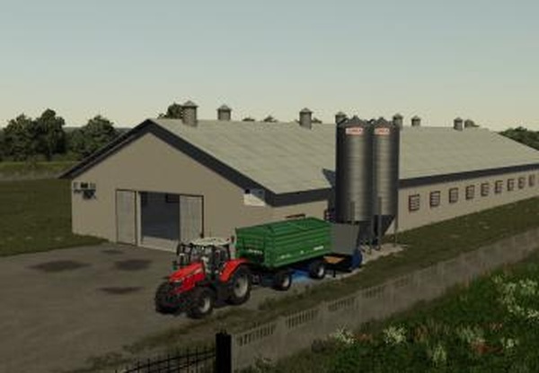Big Chicken Barnверсия 1.1.0.0 для Farming Simulator 2022