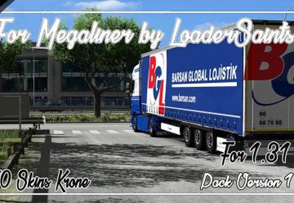 Kriistof Pack Skins for Megalinerверсия 1.0 для Euro Truck Simulator 2 (v1.31.x)