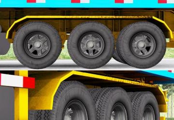 All Trailer Two Way Tiresверсия 1.0 для Euro Truck Simulator 2 (v1.28.x, - 1.31.x)