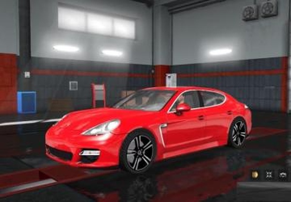 Porsche Panamera Turbo S 4.8 4WDверсия 1.0 для Euro Truck Simulator 2 (v1.31.x, 1.32.x)