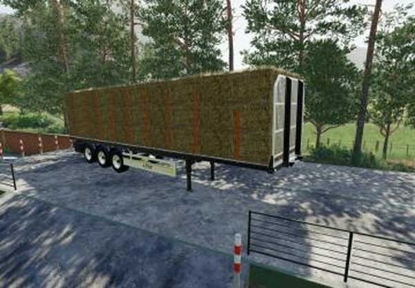Fliegl Flatbed Semitrailerверсия 1.2.0.0 для Farming Simulator 2019 (v1.4х)