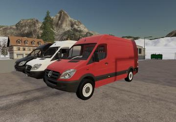 MB Sprinter 3xверсия 1.0.0.0 для Farming Simulator 2019 (v1.4.x)