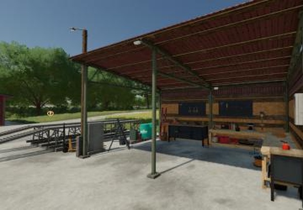 Old Shed With Workshop Triggerверсия 1.0.0.0 для Farming Simulator 2022