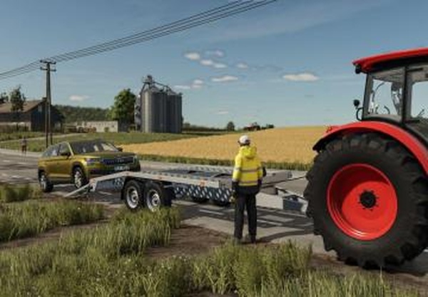 Lizard Car Tow Trailerверсия 1.0.0.0 для Farming Simulator 2025