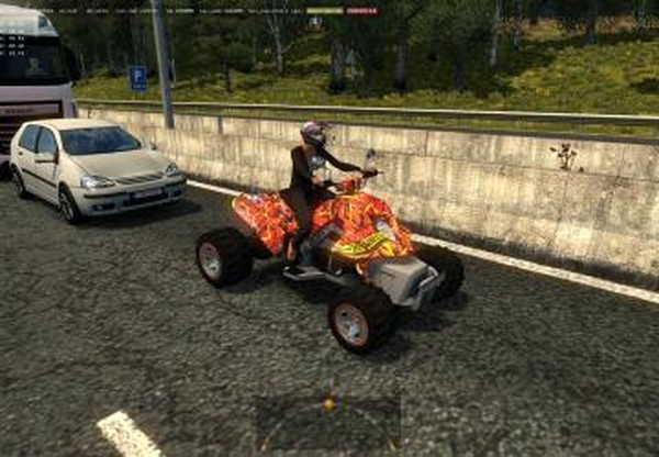 Квадроцикл в Трафикеверсия 1.0 для Euro Truck Simulator 2 (v1.31.x)