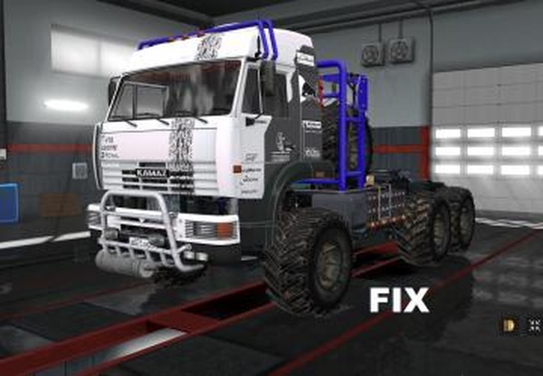 Фикс для  грузовика Камаз «Полярник»версия 1.0 для Euro Truck Simulator 2 (v1.31.x)