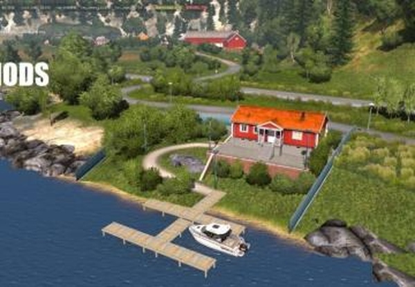 House – Near Bergen (Nor) ProMods Versionv1.0 для Euro Truck Simulator 2 (v1.31.x, - 1.35.x)