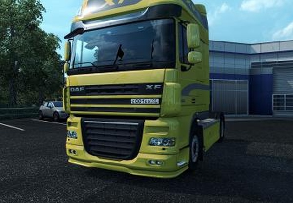 Русский Номер для Daf XF 105версия 1.0 для Euro Truck Simulator 2 (v1.28.x, - 1.31.x)