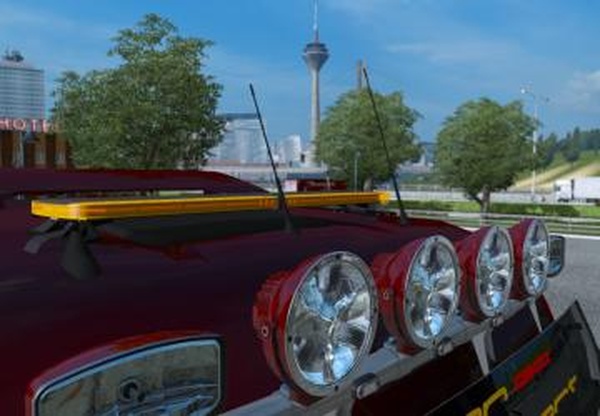 Лайтбар «Whelen»версия 1.4.5 для Euro Truck Simulator 2 (v1.30.x, 1.31.x)