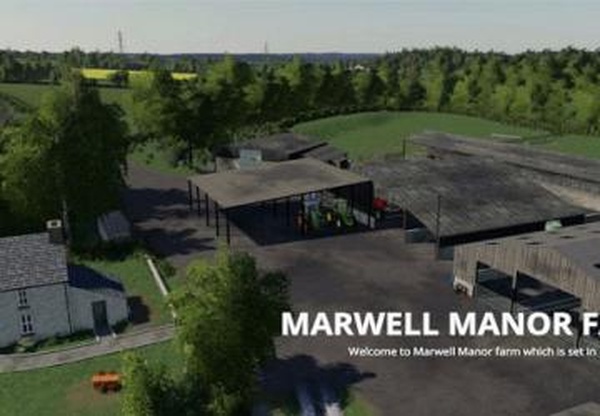 Карта «Marwell Manor Farm»версия 1.2.0.0 для Farming Simulator 2019 (v1.4х)