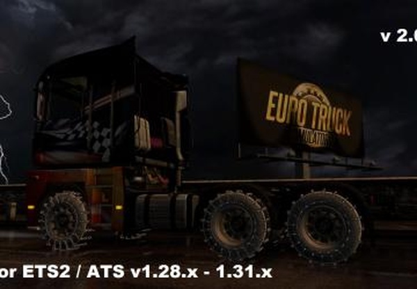 Большой пакет шоссейных, внедорожных и зимних колёсv2.0 для Euro Truck Simulator 2 (v1.28.x, - 1.31.x)