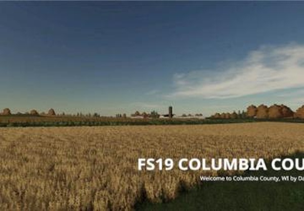 Карта «Columbia County, Wisconsin»версия 1.0 для Farming Simulator 2019 (v1.4х)