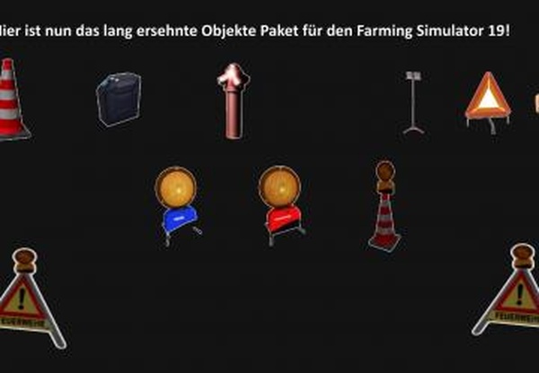 Objekte Paket FFWверсия 1.0 для Farming Simulator 2019