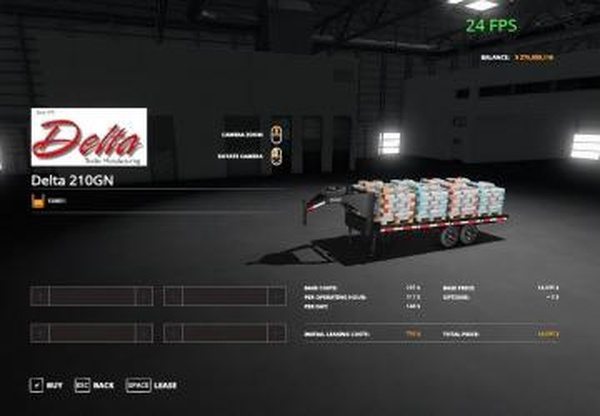 Delta Seed Tenderверсия 1.0.0.0 для Farming Simulator 2019