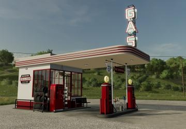 Old Gas Stationверсия 1.0.0.0 для Farming Simulator 2022 (v1.7x)