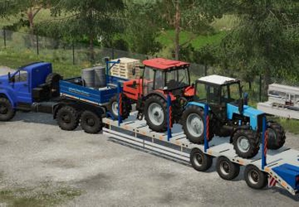 УралСпецТранс-ППТ 38-31-11КУ Полуприцеп тяжеловозv2.1.0.0 для Farming Simulator 2022 (v1.7)