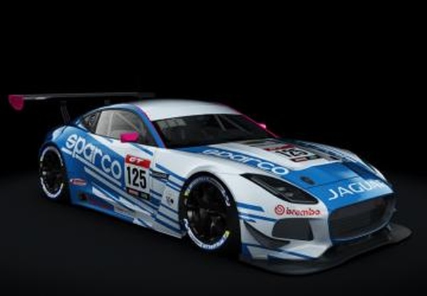 Jaguar F-Type Racing 2019версия 1.1 для Assetto Corsa