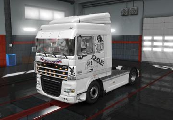 Скин на DAF XF95версия 1.0 для Euro Truck Simulator 2 (v1.31.x)