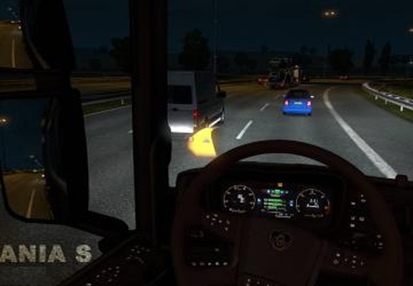 Heads-Up Displayверсия 1.1 для Euro Truck Simulator 2 (v1.30.x, - 1.34.x)
