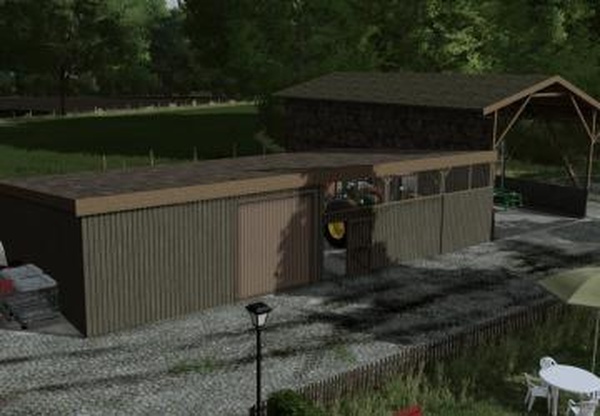 Old Barn With Shelterверсия 1.0.0.0 для Farming Simulator 2022