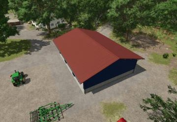 Garage With Vehicle Workshopверсия 1.0.0.0 для Farming Simulator 2025