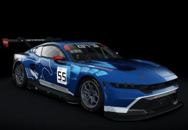 Ford Mustang GT3версия 1.1 для Assetto Corsa