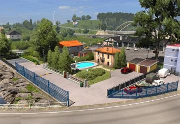 House - Gdansk - ProMods Versionверсия 1.0 для Euro Truck Simulator 2 (v1.31.x, - 1.35.x)