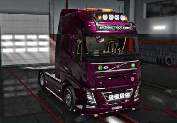Volvo FH16 Accessories + Interiorверсия 4.5 для Euro Truck Simulator 2 (v1.32.x)