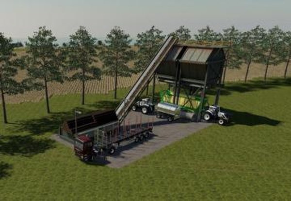Placeable Wood Chipperверсия 1.2 для Farming Simulator 2019 (v1.4х)