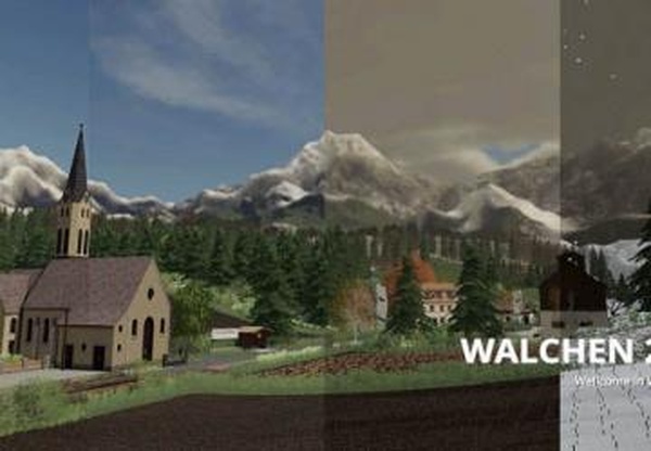 Карта «Walchen 2K19»версия 0.9.0.0 для Farming Simulator 2019 (v1.4х)