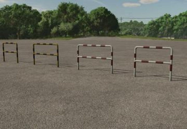 Road Barriers Packверсия 1.0.0.0 для Farming Simulator 2025