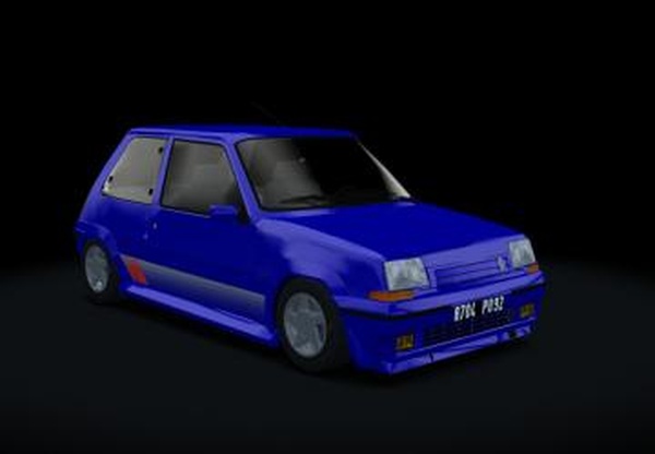 Renault 5 GT Turbo Fase2 1985версия 0.6 для Assetto Corsa