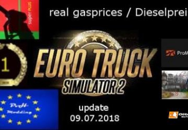 Real Gas Pricesверсия 2.1 для Euro Truck Simulator 2 (v1.31.x)