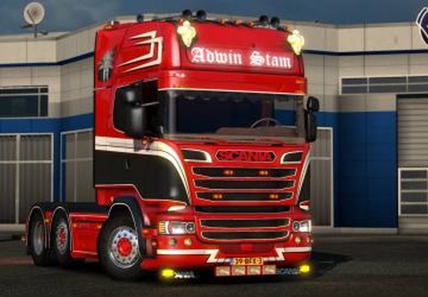Scania R520 Adwin Stamверсия 06.07.18 для Euro Truck Simulator 2 (v1.31.x)