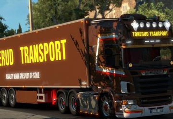 Scania R620 Tonerud + Trailerверсия 06.07.18 для Euro Truck Simulator 2 (v1.31.x)