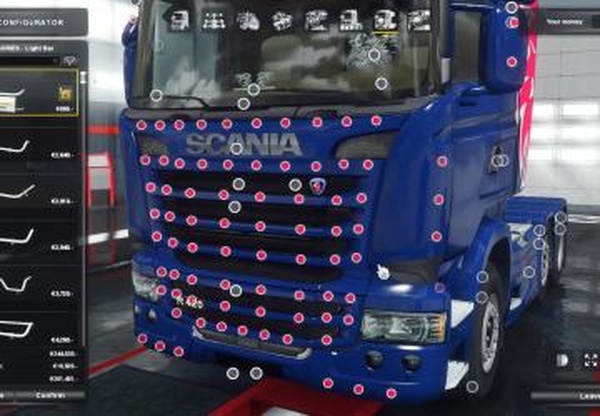 Devil Roofgrill and Lightsignверсия 1.0 для Euro Truck Simulator 2 (v1.27.x, - 1.34.x)