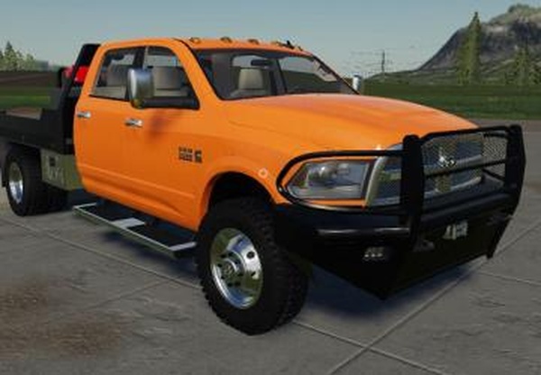 Dodge Ram 3500 Flatbedверсия 1.0.0.0 для Farming Simulator 2019 (v1.4х)