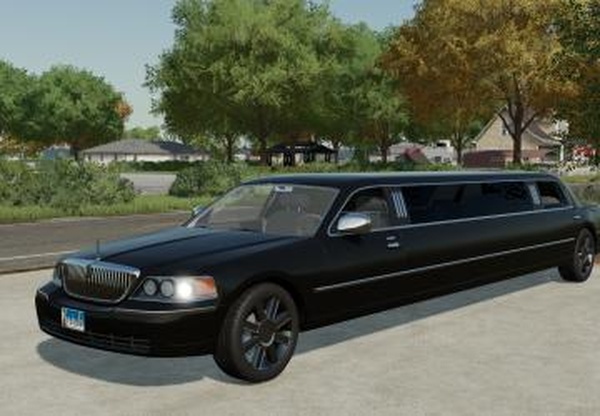 Lincoln Town Car Limousineверсия 1.0.0.0 для Farming Simulator 2022 (v1.7x)