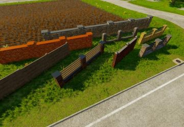 Pack Of Fencesверсия 1.0.0.0 для Farming Simulator 2022
