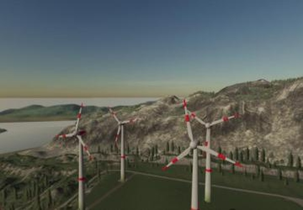 Enercon Windturbine (Big)версия 1.0 для Farming Simulator 2019