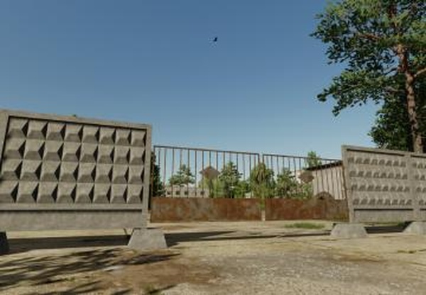 Concrete Fence PO-2версия 1.0.0.0 для Farming Simulator 2022