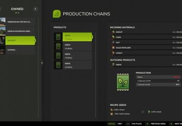 Seed factoryверсия 1.0.0.0 для Farming Simulator 2025