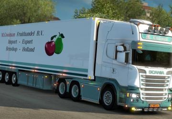 Scania M.Cooiman + Trailerверсия 26.06.18 для Euro Truck Simulator 2 (v1.31.x)
