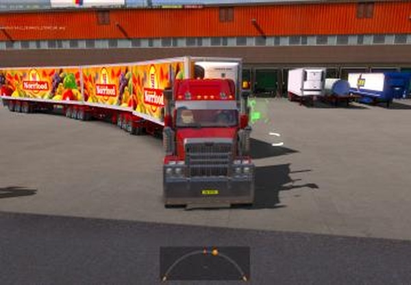 Одинарные, двойные и тройные рефрижераторные полуприцепы Vawdreyv1.0 для Euro Truck Simulator 2 (v1.31.x)