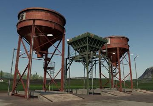 Placeable Storage Silosверсия 2.0.0.0 для Farming Simulator 2019 (v1.4х)