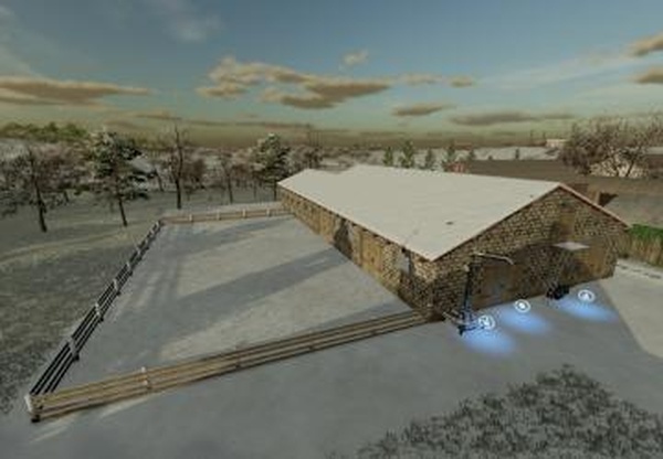 Old Cowshed With Garageверсия 1.0.0.0 для Farming Simulator 2022