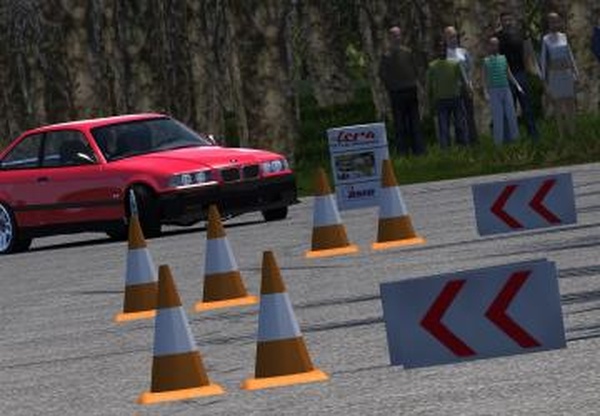 Карта «Slalom Villoria de Órbigo»версия 2024-04-23 для Assetto Corsa
