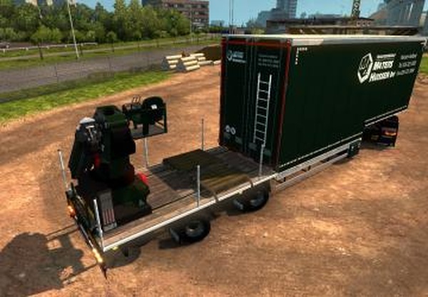 Полуприцепы с краном «Maters»версия 1.1.0 для Euro Truck Simulator 2 (v1.31.x)